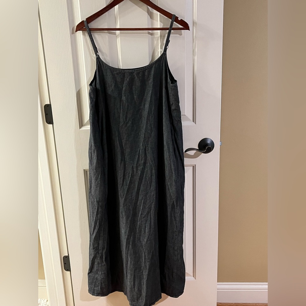 Eileeen Fisher Cotton Cami Midi Dress $322 M